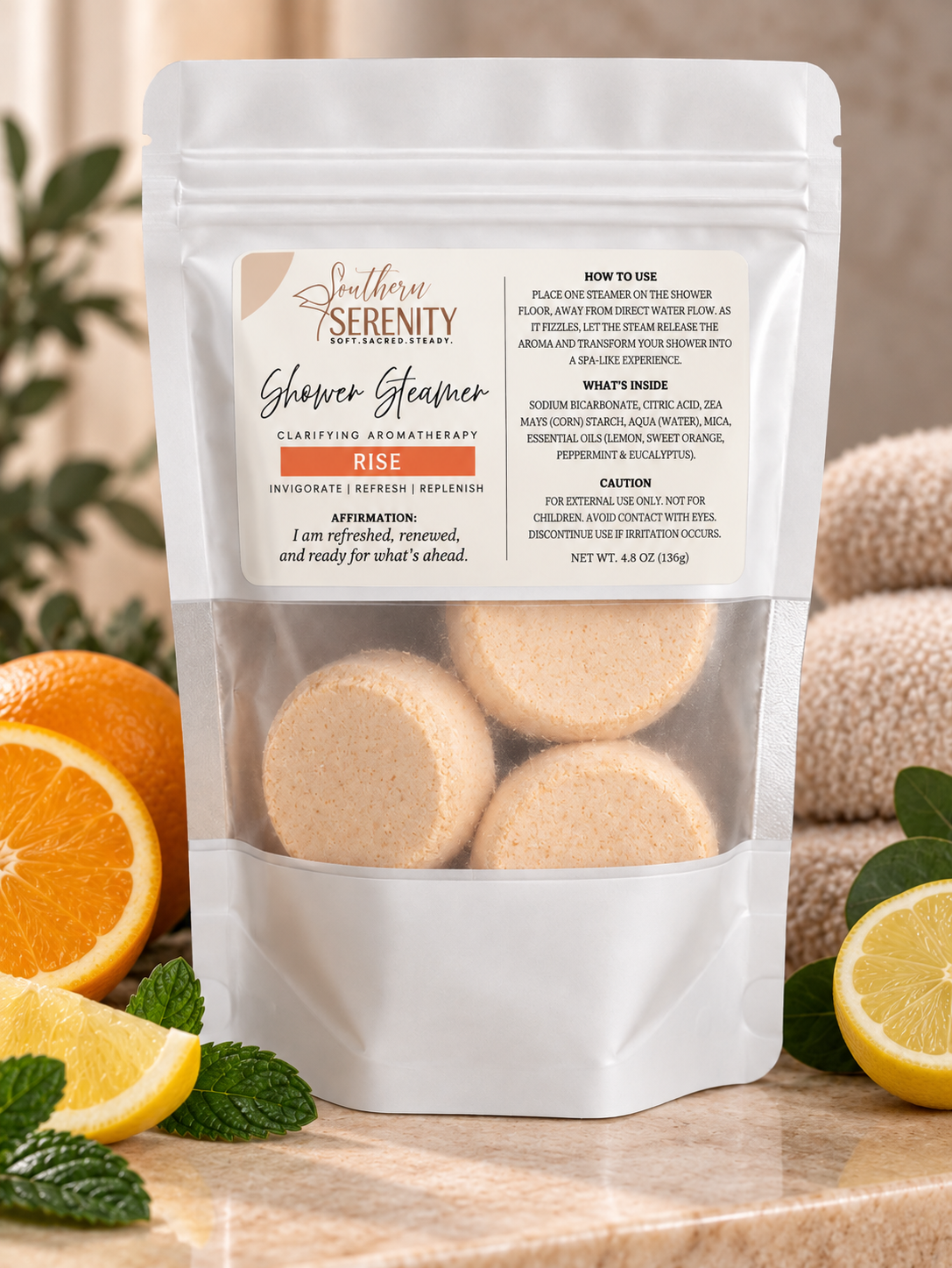 Shower Steamers — Clarifying Aromatherapy